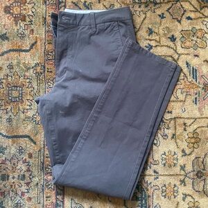 Bonobos Gray Pants with Floral Lining